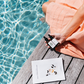 Slim By Nature drops and detox guide by the pool — lifestyle