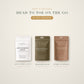 What's included in the Head To Toe On The Go 43 day program — labelled flat-lay of all three patch pouches