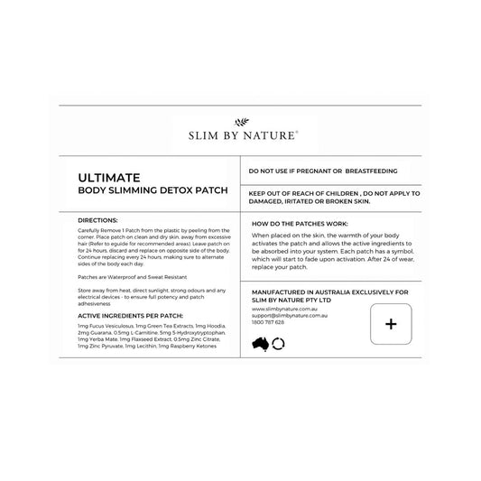 SLIM BY NATURE  DETOX PATCH PROGRAM