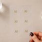 Sheet of six Anti-Inflammatory topical patches