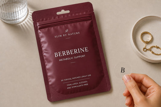 Slim By Nature Berberine Boost Patches pack — 30 topical patches for metabolic wellness