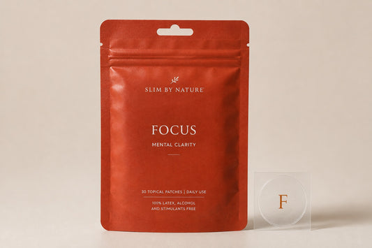 Front of the Slim By Nature Focus Patches pack with a single patch
