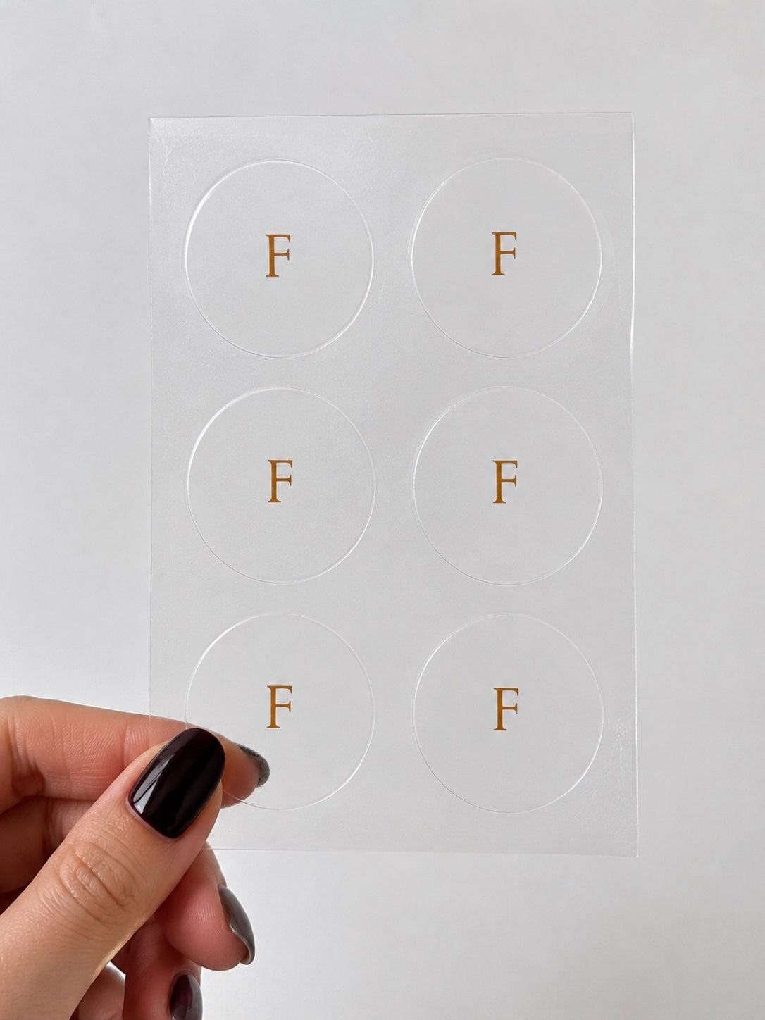 Sheet of six Focus topical patches