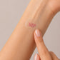 Menopause topical patch worn on the inner forearm