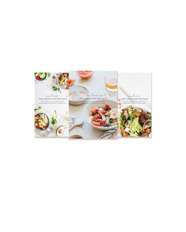 Delicious Bundle: High Protein + Low-Gluten + Vegetarian Recipe Packs